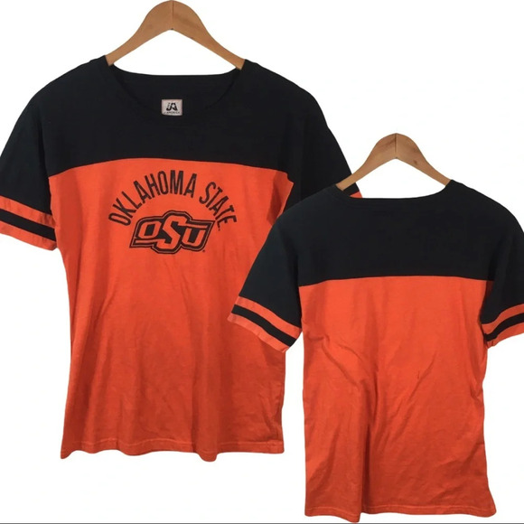 WS580 J America Oklahoma St. Cowboys T Shirt L - Picture 1 of 5